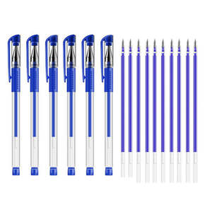 JPS OEM Boligrafo Promotie Groothandel Goedkope Gelpen Kogelpunt Naaldpunt 0.5MM Plastic Gelpen - Product Image 4