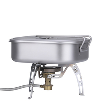 Boîte à lunch en titane, boîte bento pour enfants, école, extérieur, bureau, récipient alimentaire, boîte à goûter d'usine, accessoires de cuisine, camping