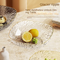 ZB9008 Design Fruitplateau, Woonkamer, Licht Luxe Fruitplateau, Simpel en Modieus PET Noten Snoep, Gedroogd Fruitplateau