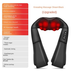 Masseur électrique intelligent portable pour le cou et les épaules, avec fonction de pétrissage et de chauffage, pour usage domestique et transfrontalier, avec fonction de minuterie, vente en gros - Product Image 6