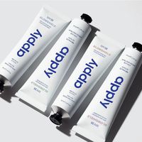 15ml 30ml 50ml 100ml 200ml Tube de dentifrice cosmétique vide personnalisé pliable en métal aluminium avec bouchon à vis