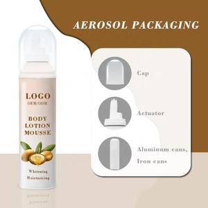 Piel sensible adecuada Delicadamente Fragancia Hojas Limpiadas Bellamente Suave Nutre Delight Loción corporal Mousse Emulsión - Product Image 2