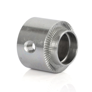 Втулка соединительная резьбовая приварная из углеродистой стали с ЧПУ, усиленная, для турбонагнетателя, оцинкованная, коническая, ISO9001 - Product Image 1