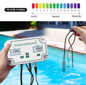 <span class=keywords><strong>PH</strong></span>-W2823EU तुया ऑनलाइन वाईफाई डिजिटल <span class=keywords><strong>ph</strong></span> नियंत्रक 3 में हाइड्रोपोनिक्स एक्वैरियम के लिए 1 जल गुणवत्ता नियंत्रक में 3 - Product Image 3