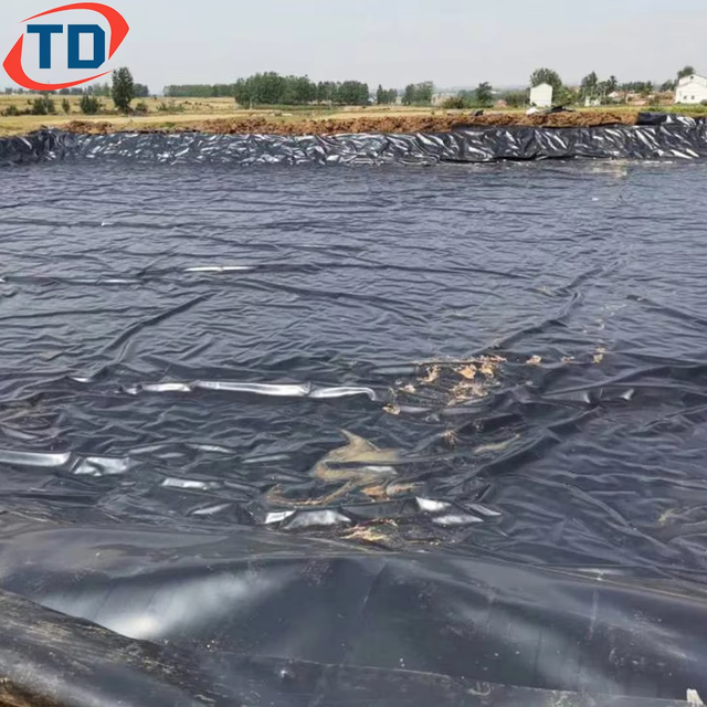Geomembrana 1mm High Quality HDPE LDPE 1.5mm 2mm Dam Liner Geomembrane for Tilapia Fish Ponds Waterproof Earth Ponds Liner