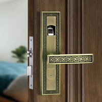 Serrure de porte intelligente avec reconnaissance faciale 3D, empreinte digitale, interphone, mot de passe, déverrouillage à distance, garantie de 2 ans, ambidextre, moderne