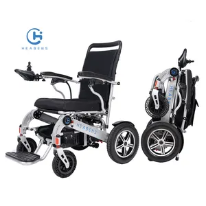 Factory supply power scooter wheelchair medical therapy ultra lightweight folding electric beach wheelchair