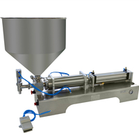 Machine de remplissage quantitative semi-automatique à piston cylindrique de petite taille de haute qualité pour table