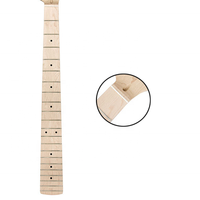 Penjualan panas Custom 5 String Neck 21 Fret Canada Maple Guitar Neck Buatan China