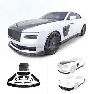 Kit carrosserie décoratif <span class=keywords><strong>Mansory</strong></span> pour Rolls Royce Spectre : pare-chocs, capot, diffuseur arrière, lèvre avant et jupes latérales en fibre de carbone sèche - Product Image 1