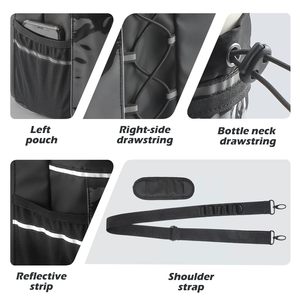 Bolsa de Gimnasio Magnética para Hombre y Mujer, Porta Botella de Agua con Bolsillo Transparente para Teléfono, 5 Imanes Integrados, Accesorios de Regalo para Gimnasio - Product Image 3
