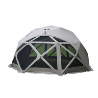 Tente de camping pliable personnalisée pour l'été, la pêche, les activités de plein air, en tissu Oxford, pour 4-5 personnes, abri de camping, tente à hub