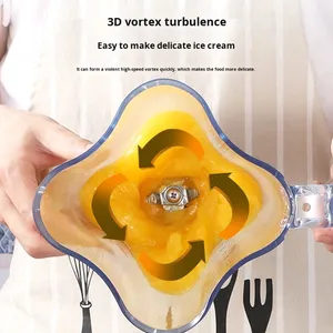 Ticari Endüstriyel Sessiz Smoothie <span class=keywords><strong>Blender</strong></span> Sızıntı Korumalı Yüksek Hızlı Karıştırma, Sütlü Çay Dükkanları Buz Kırıcı Gıda - Product Image 4