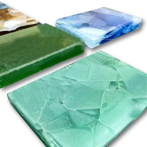 Distinguido Jade White Crystal Cut Texture Building Jade Glass Brick <span class=keywords><strong>para</strong></span> la decoración del hogar - Product Image 1