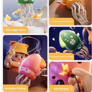 <span class=keywords><strong>TikTok</strong></span>, juguete mágico <span class=keywords><strong>de</strong></span> calamar bailarín <span class=keywords><strong>de</strong></span> ocho patas para niños, pulpo eléctrico, evitación automática <span class=keywords><strong>de</strong></span> obstáculos, alivio del estrés, Plástico - Product Image 4