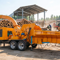 Broyeur de bois de qualité supérieure 5T/H avec cadre renforcé pour le traitement du bois industriel lourd