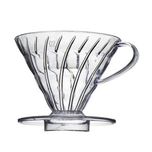 Filtre à café en plastique Entonnoir de filtre pour cafetière 1-4 tasses Verser sur la cafetière Filtre entonnoir <span class=keywords><strong>goutteur</strong></span> pour le café à la maison - Product Image 1
