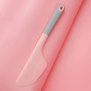 <b>Silicone</b> Spatula Set Large Size Heat Resistant <b>Baking</b> Cake Tool Dishwasher Safe Pink Purple Yellow Red - Product Image 3