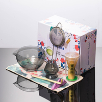 Ensemble de thé matcha LISHOU de style japonais, écologique, en porcelaine fine, motif martelé, verre, simplicité moderne, pour café et thé, usage domestique