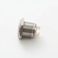 Interrupteur à bouton-poussoir lumineux ELEWIND 16 mm avec symbole d'alimentation (PM161F-10ET/J/B/2.8V/S)