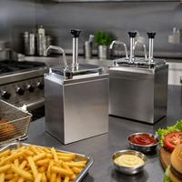 Dispenser Saus Sunmax Berkualitas Tinggi, Botol Dispenser Saus Komersial, Dispenser Saus untuk Mesin Dapur Restoran