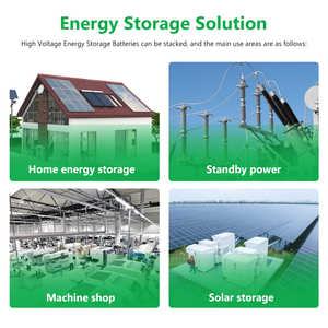 Système de stockage d'énergie tout-en-un empilable haute tension 20,48 kWh, batterie LFP CAN 100Ah pour stockage solaire résidentiel - Product Image 2