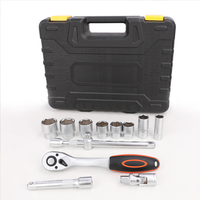 32PCS Motor Bike Home Repair Tools Box Socket Kit Set