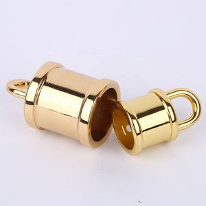 थोक लक्जरी बैरल अंत कैप टाससेल एंड कैप और चमड़े के अंत कवर के लिए पैडलॉक आई हुक - Product Image 1