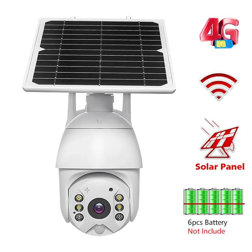 2022 hotsell 4MP 4g Hd Ite Zoom S10 Cctv Cam Solar Battery Powered Video Surveillance Wifi Ip Outdoor PTZ Camera With Pir UBOX