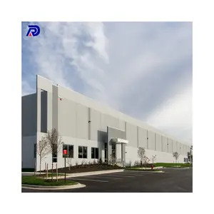 modern prefabricated real estate building steel structure warehouse construction for warehouse