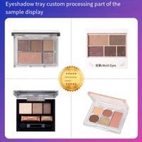 Marque privée Palette d'ombres à paupières cosmétique avec logo personnalisé 5 couleurs à haute teneur en pigment Light Dry Matte Shimmer Glitter Dark Fair Satin Satin
