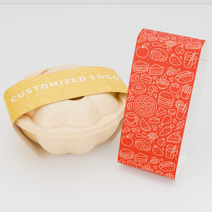 Коробка для ланча на заказ, картонная коробка для еды на вынос, контейнер для еды, упаковка, Подарочная коробка, одноразовый Бумажный живот - Product Image 5