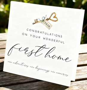 Cartes de pendaison de crémaillère personnalisées avec nom, adresse et date – Annonce de déménagement pour nouvelle maison – Impression en gros - Product Image 3