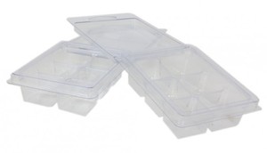 Vente en gros de coques transparentes en plastique PET à 6 cavités pour emballages de cires parfumées - Product Image 4