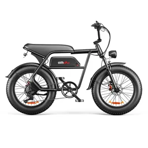 Vélo électrique Emoko vélo de ville 20 pouces gros pneu 48V vitesse 50km 250w moteur 2024 nouveau vélo électrique puissant adulte adolescent