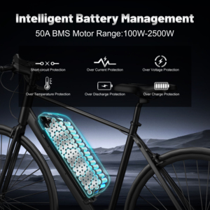 Magazzino USA UE Batteria per Ebike POLLY DP-7-21700 da 52V 25Ah agli Ioni di Litio per Fat Bike Elettrica Bici Pieghevole Motore 2500 - Product Image 5