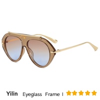 Nouvelle Arrivée 2026 – Lunettes de Soleil Pilote Surdimensionnées en Forme de Grenouille, Protection UV400, Style Rétro Chic Années 70 pour la Conduite