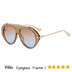 Nouvelle Arrivée 2026 – Lunettes de Soleil Pilote Surdimensionnées en Forme de Grenouille, Protection UV400, Style Rétro Chic Années <span class=keywords><strong>70</strong></span> pour la Conduite - Product Image 3