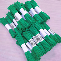 Pour les grossistes B2B : Nettoyants pour pipes en coton non blanchi, doux, à rayures rouges, service OEM ODM, vente directe d'usine