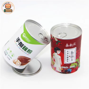 ผง<span class=keywords><strong>มะพร้าว</strong></span> Cacao ผงรากบัวอุปกรณ์บรรจุภัณฑ์อาหารหลอดกระดาษประทับตราสามารถกล่องสำหรับใส่ชาที่ออกแบบอย่างสวยงาม - Product Image 4