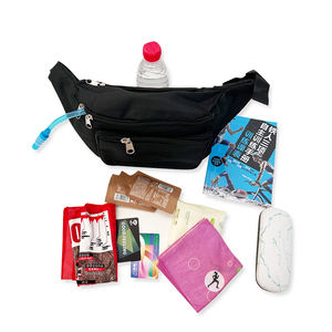 Unisex büyük depolama naylon Fanny paketi su torbası bel kemeri nemlendirici TPU koşu Logo Crossbody kamp yürüyüş bisiklet açık - Product Image 3