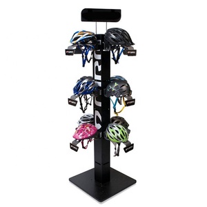 <span class=keywords><strong>Support</strong></span> de Présentation pour Casque Intégral de Moto Électrique Tout-Terrain Moderne Personnalisé - Présentoir Métallique Autonome pour Usage Commercial - Product Image 4