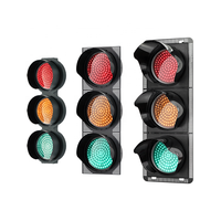 Feu de signalisation routière personnalisé avec flèche directionnelle, rouge et vert, 200mm, 300mm, 400mm, avec minuteur de compte à rebours LED pour piétons