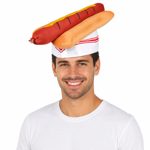 Sombrero <span class=keywords><strong>de</strong></span> Peluche <span class=keywords><strong>de</strong></span> Perrito Caliente al por Mayor, Divertido Disfraz <span class=keywords><strong>de</strong></span> Comida para Fiestas <span class=keywords><strong>de</strong></span> Barbacoa, Festivales y Carnavales - Product Image 5