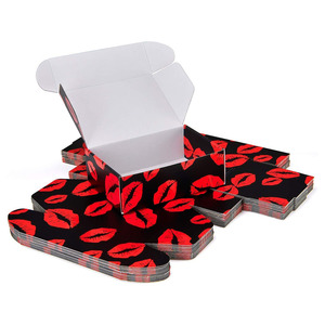 Boîte Cadeau Pliable Personnalisée de Luxe Écologique « Je t'aime » pour la Saint-Valentin en Carton Ondulé – Vente en Gros - Product Image 1