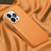 Étui en cuir TPU PC magnétique 1:1 officiel pour iPhone 17 16, compatible avec iPhone 15 Pro Max 6/7/8 Plus 14 13 12 11