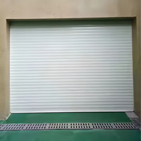 Kit d'accessoires complet pour porte à enroulement en aluminium de qualité extérieure, pour utilisation en supermarché, design minimaliste, installation sur site