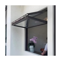Fenêtre pliante en alliage d'aluminium sur mesure résistante aux ouragans, insonorisée, avec moustiquaire en acier inoxydable pour balcon
