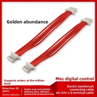 Connecteur JST SHR-02V-S-B 1mm SH10 pour brosse à dents électrique, câble d'insertion, fabrication chinoise, fourni directement par Xindia