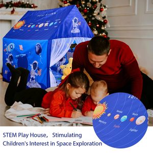 Tienda <span class=keywords><strong>de</strong></span> campaña para dormir para niños <span class=keywords><strong>de</strong></span> tela <span class=keywords><strong>de</strong></span> lona para interiores con tema <span class=keywords><strong>de</strong></span> espacio fácil <span class=keywords><strong>de</strong></span> limpiar para niños - Product Image 6